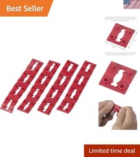 Electrical Switch and Receptical Spacers, 4 Piece Pack, Red