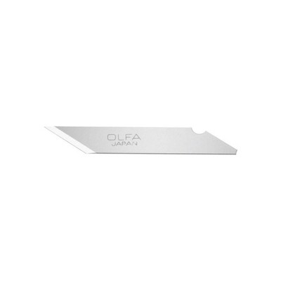OLFA KB Art Knife Blade,For 6ZTJ9 and 6ZTK4,Pk25 6ZTK5