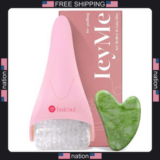BAIMEI IcyMe Ice Roller for Face and Gua Sha Facial Tool Set, Ice Face Roller