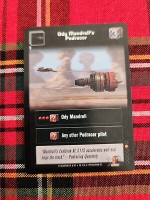 Ody Mandrell's Podracer 1999 Decipher Inc #111 Young Jedi