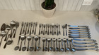 Lot of 52 Pieces WESLEY FORGE WLF3 Vintage w/Oneida Community Servers