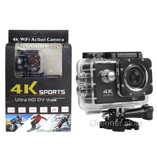 4K WiFi Action Camera Waterproof Sports Riding Camera HD 1080P Screen Underwater - Picture 20 of 20