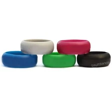 Set of Two (2) Silicone Rings - Wedding Band Replacement for Active Livestyles