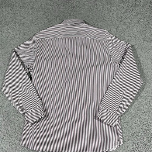 Kent & Curwen Shirt Mens Medium Red White Striped Long Sleeve Button Up Casual - Picture 9 of 15