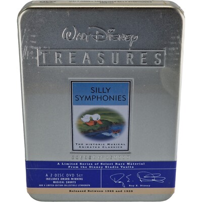 Walt Disney Treasures Silly Symphonies Historic Musical 2001 Metal Box Region A