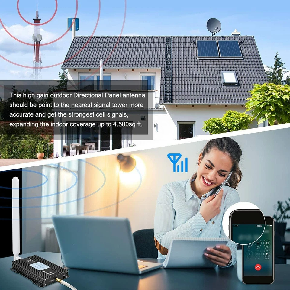 Cell phone PT4500-A home office signal booster for AT&T mobile data service - Image 3 of 4