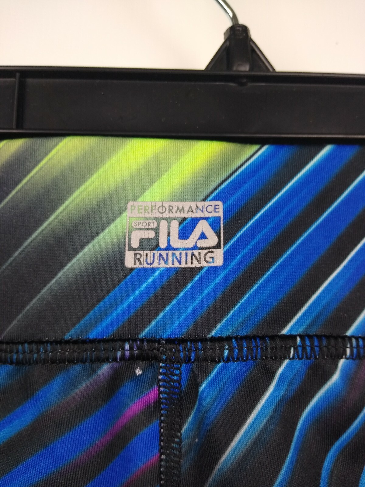 Pantalone Fila Sport Performance Running Capri Allenamento Atletico Arcobaleno Colorato Tg S