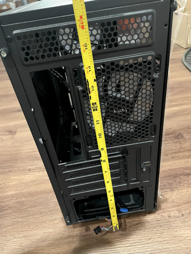 Black Mid Tower Gaming Computer Case, 4XFan Pre-Installed SIZE:7.5 X 14X 16 #03B - Photo 4/11