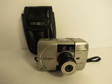 Minolta Vectis 260 IX-Date 35mm Film Camera Point and Shoot Silver