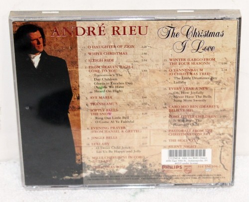 The Christmas I Love ~ Andre Rieu ~ 1997 Philips 314-536-104-2 ~ Used CD VG+ - Picture 7 of 7