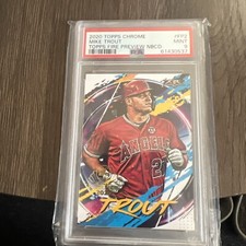 2020 TOPPS FIRE PREVIEW #FP-2 MIKE TROUT 