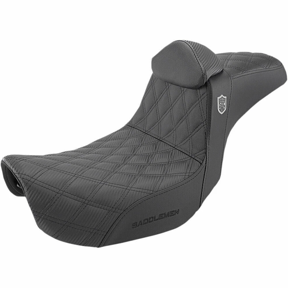SaddleMen SDC 2006～2017 ダイナ Saddlemen Pro Series SDC Perf. Gripper Seat w/ Backrest 2006-17