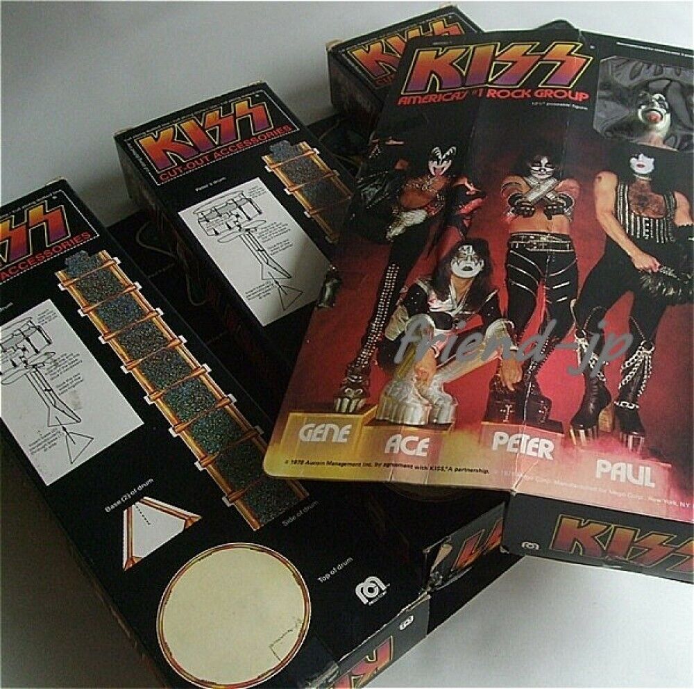 Vintage 1978 Mego KISS Dolls Complete Set Paul/Peter/Ace Vintage 1978 Mego KISS Dolls Complete Set Paul/Peter/Ace