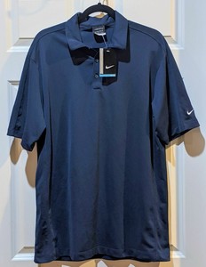 nike blue golf polo