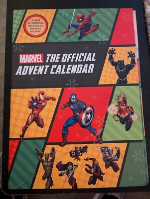 Marvel Super Hero The Official Advent Calendar Christmas Spider-Man Thor