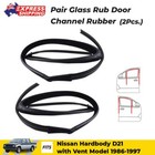 <!--F#f_0-->Glass Run Door Channel Rubber Front w Vent Fits Nissan Navara D21 Pickup 1986-96<!--F/-->