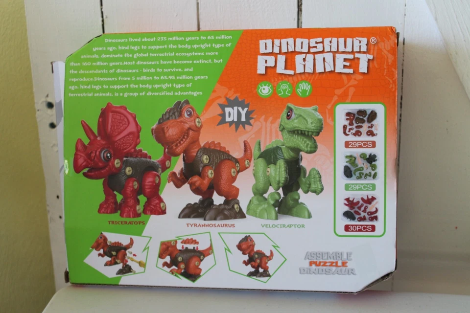 Dinosaur Planet DIY Assemble Creative Building Set Toys 3+ - Image 4 of 4