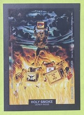 1991 Rockcards HOLY SMOKE - Derek Riggs - Iron Maiden - Sticker Card