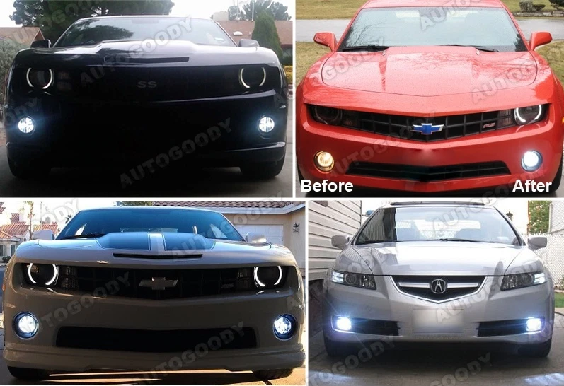 2 x Xenón Blanco 9140 9145 H10 9005 HB3 Alta Potencia LED Bombillas Antiniebla Foto 2 de 3