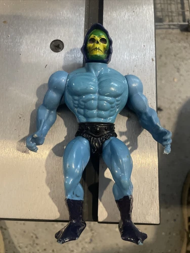 Vintage MOTU Skeletor Masters Of The Universe Action Figure 1981 Taiwan HardHead