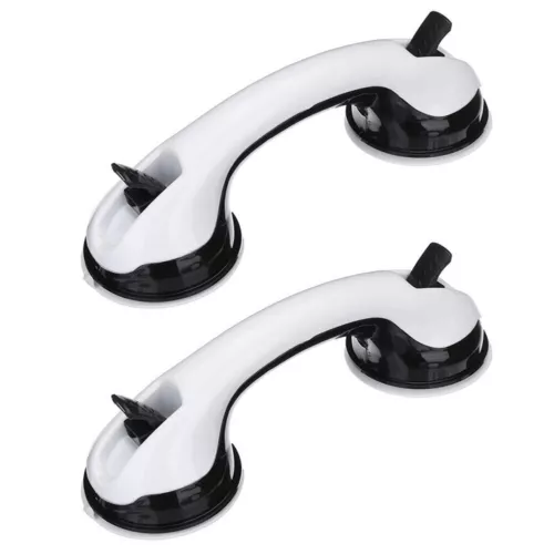 2Pack Shower Grab Bar 12"Showers Suction Bar Handle Bathroom Safety Grip Handle - Picture 17 of 19