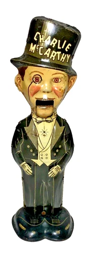 Louis Marx Edgar Bergen's Tin Litho Charlie McCarthy Walker
