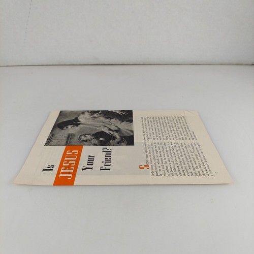 Is Jesus Your Friend? Pacific Press Publishing Pamphlet - Picture 2 of 8