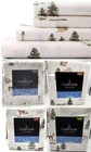 Cuddl Duds Flannel PAINTED LANDSCAPE Sheet Set FOREST ANIMALS Wolf Deer Owl Bear