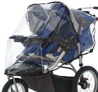 Instep Weather Shield Double For Swivel Wheel Jogger/stroller Instep Weather Shield Double For Swivel Wheel Jogger/stroller
