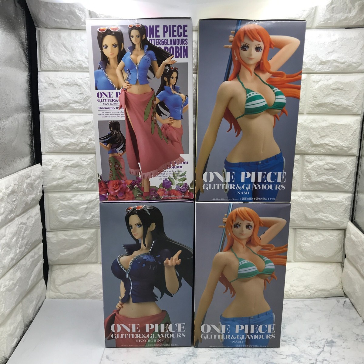 ワンピース組立式DX劇場版ヒロインフィギュアNAMI ROBIN ワンピースフィギュア ストロングワールド 劇場版ヒロイン