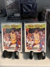 1991-92 NBA Hoops Basketball Card MAGIC JOHNSON Milestones #316 2 Card Lot