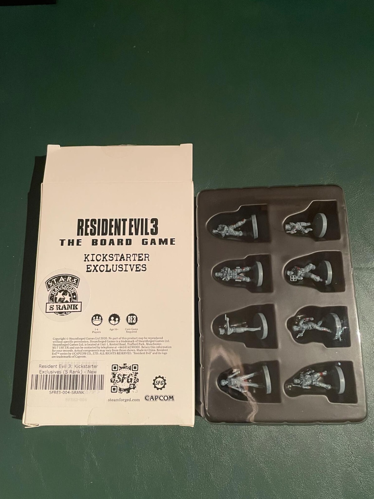 Resident Evil 3 The Board Game Kickstarter Exclusives S Rank Pledge Kickstarter