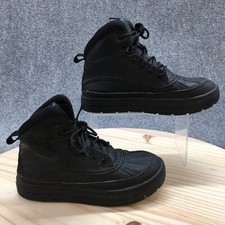 Nike Shoes Youth 5 Woodside 2 Sneakers Black Lace Up Comfort High Top 524872-004