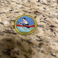 Current Issue BSA Boy Scouts Rowing Merit Badge Patch