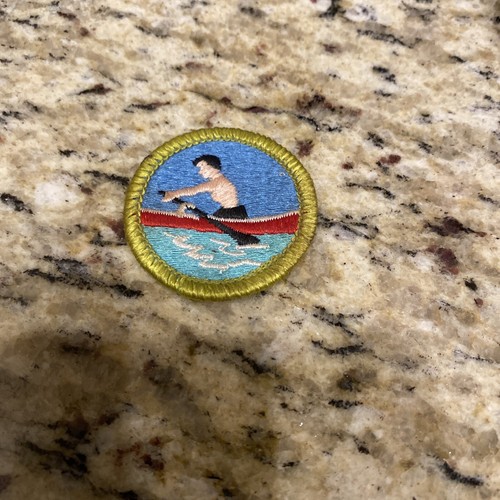 Current Issue BSA Boy Scouts Rowing Merit Badge Patch