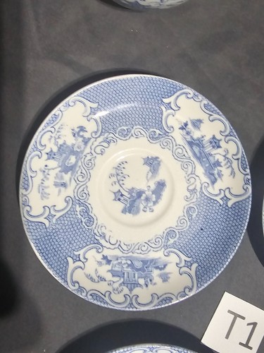 4 ALLERTONS CHINA TEA SETS CHINESE BLUE SAUCER & CUP - Picture 8 of 24
