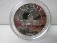 2001 US Capitol PROOF Half Dollar Commemorative Coin _ Capsule