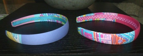 Lilly Pulitzer 1" Wide Fabric Handmade Headband COMPASS PATCH NEW! - Picture 2 of 5