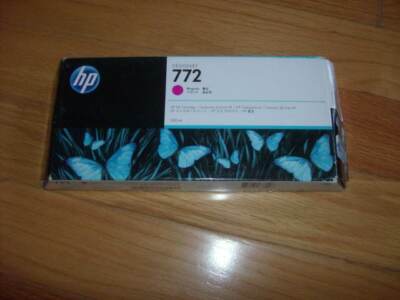 2019 GENUINE HP #772 300ml MAGENTA Cartridge CN629A DESIGNJET Z5200 FACTORY SEAL