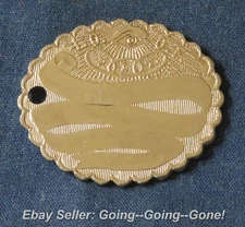 RARE IOOF INDEPENDENT ORDER OF ODD FELLOWS I.O.O.F KEY CHAIN FOB ENGRAVING BLANK