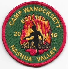 2015 Camp Wanocksett Nashua Valley Council Boy Scouts of America BSA