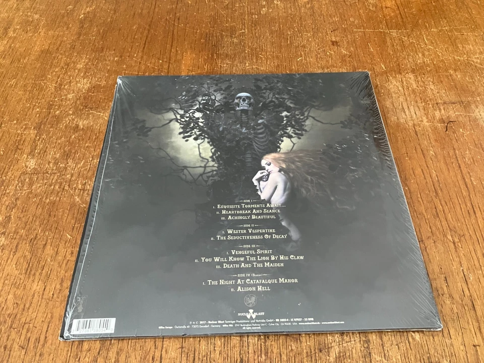 CRADLE OF FILTH Cryptoriana 2-LP PICTURE DISC Vinyl Gatefold 2018 Shrink Wrap - Image 4 of 4