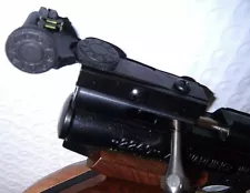 NEW! FIBER OPTIC MATCH GRADE REAR SIGHT For Crosman Steel Breech 2240 1377 etc.