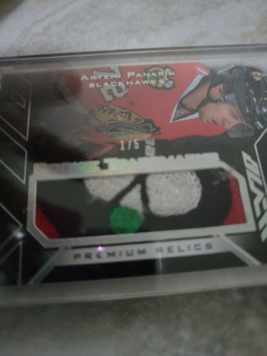 2015-16 Artemi Panarin 1/5 Upper Deck Black Rookie Trademarks - Picture 2 of 3
