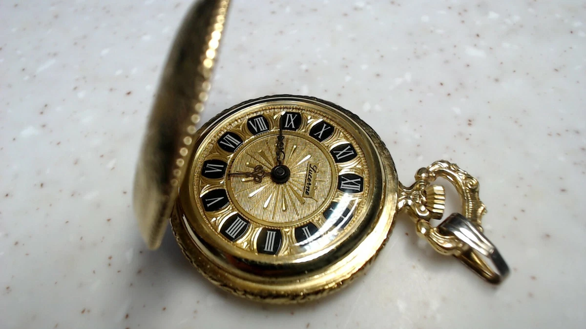 Lucerne gold pocket watch clearance