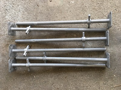 Kippspindel, Spindelfüße schwenkbar, Gerüstfüße beweglich ca. 80cm lang neu