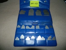 Brown & Sharpe 628 Radius Gage Set 1/32" - 1/2"  LOT # 47