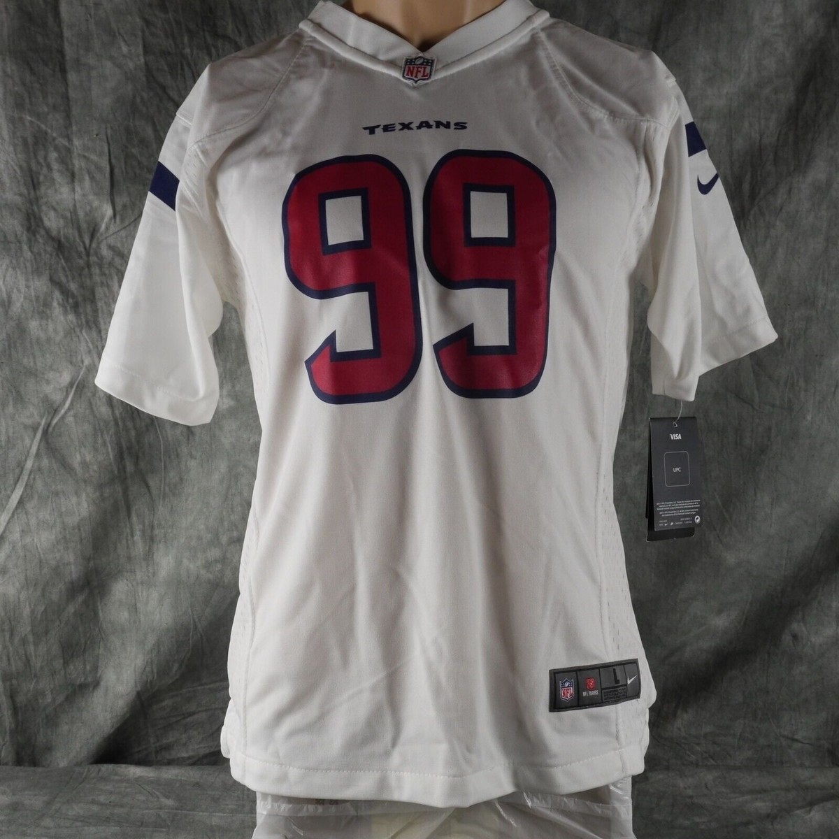 NIKE 493831-Y NFL TEXANS WHITE 