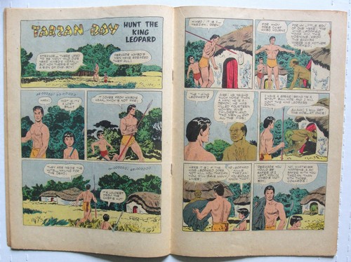TARZAN #67 VG Golden Age Comic ~ DELL 1955 Painted Cover - Picture 3 of 4