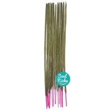 Green Patchouli Incense Sticks: Patchouli, Vanilla, resins and spices